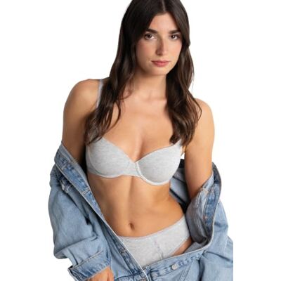 Passionata Charlotte, beha, beugel, onzichtbaar, gevoerde cups, zacht en comfortabel, modal katoen, vrouwelijke kant, verstelbare bandjes Passionata Charlotte, beha, beugel, onzichtbaar, gevoerde cups, zacht en comfortabel, modal katoen, vrouwelijke kant, verstelbare bandjes