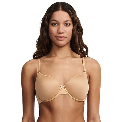 Chantelle Basic Onzichtbare gladde T-shirtbeha voor dames, Koffie, 75B Chantelle Basic Onzichtbare gladde T-shirtbeha voor dames, Koffie, 75B