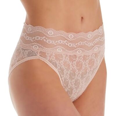 b.tempt'd Vrouwen Lace Kiss Hi Leg Korte Panty, Roos, XL b.tempt'd Vrouwen Lace Kiss Hi Leg Korte Panty, Roos, XL