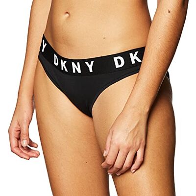 DKNY Cozy Boyfriend-ondergoed voor dames in bikini-stijl, zwart/wit, XL DKNY Cozy Boyfriend-ondergoed voor dames in bikini-stijl, zwart/wit, XL