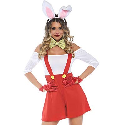 Leg Avenue 86778-3 Tlg Kostüm Set Liebling Doodle Häschen, Größe M/L(Multicolor), Damen Karneval Kostüm Fasching Leg Avenue 86778-3 Tlg Kostüm Set Liebling Doodle Häschen, Größe M/L(Multicolor), Damen Karneval Kostüm Fasching