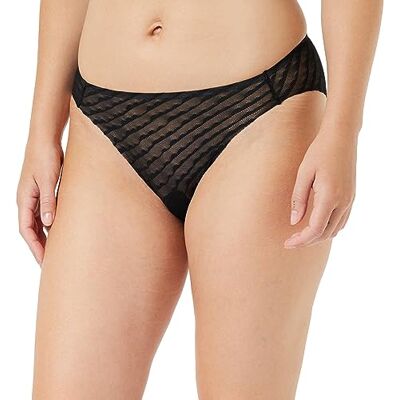 Sloggi Dames Zero Lacy H High Leg Hikini/Tai, zwart, L Sloggi Dames Zero Lacy H High Leg Hikini/Tai, zwart, L