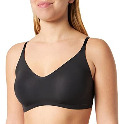 Sloggi Dames Zero Microfibre 2.0 H Bralette Top, Zwart, M Sloggi Dames Zero Microfibre 2.0 H Bralette Top, Zwart, M