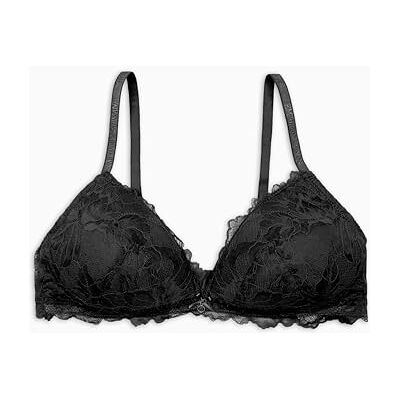 Giorgio Armani Vrouw Eternal Lace Gewatteerde Driehoek BH Zwart L, Zwart Bloemetje, L Giorgio Armani Vrouw Eternal Lace Gewatteerde Driehoek BH Zwart L, Zwart Bloemetje, L