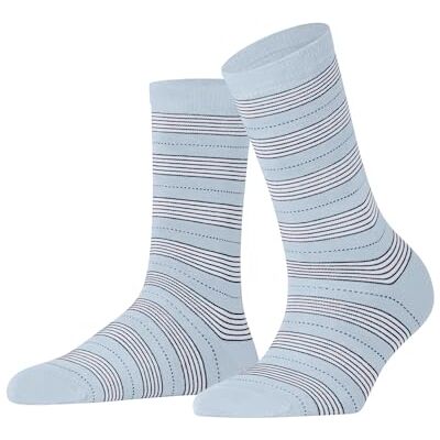 FALKE Dames Sokken Stripe Uniform W So katoen gedessineerd 1 paar, Blauw Light Blue 6594, 35-38 FALKE Dames Sokken Stripe Uniform W So katoen gedessineerd 1 paar, Blauw Light Blue 6594, 35-38