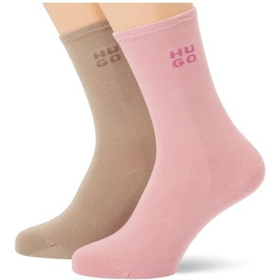 HUGO Regular Socks voor dames, Open Roze, 35-38 HUGO Regular Socks voor dames, Open Roze, 35-38