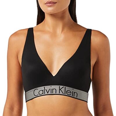 Calvin Klein Plunge Push-up beha voor dames zwart 75C Calvin Klein Plunge Push-up beha voor dames zwart 75C