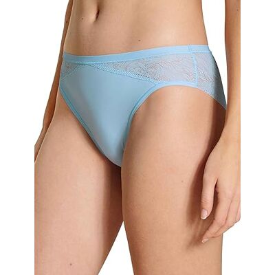 CALIDA Dames Eco Sense Lace Slip, Cerulean Blue, Normaal CALIDA Dames Eco Sense Lace Slip, Cerulean Blue, Normaal