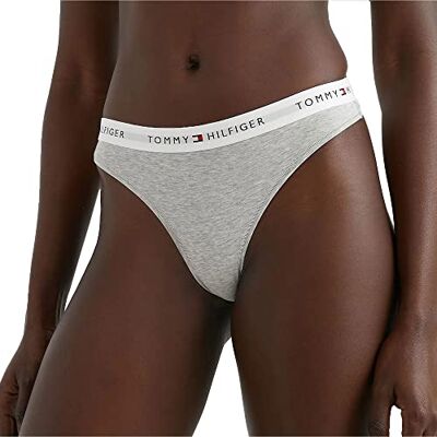 Tommy Hilfiger Dames String Slipje, lichtgrijs Hei, M Tommy Hilfiger Dames String Slipje, lichtgrijs Hei, M