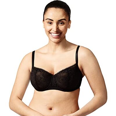 Chantelle Lingerie Day to night Balconette Beha D-G cup BLACK 80E Chantelle Lingerie Day to night Balconette Beha D-G cup BLACK 80E