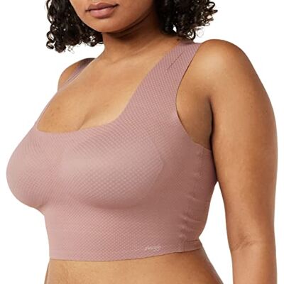 Sloggi Dames Zero Feel Flow Top Bustier, cacao, XL Sloggi Dames Zero Feel Flow Top Bustier, cacao, XL