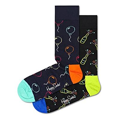 Happy Socks Heren Happy 2-pack You Did It Gift Set sokken, zwart, M UK, Zwart, M Happy Socks Heren Happy 2-pack You Did It Gift Set sokken, zwart, M UK, Zwart, M