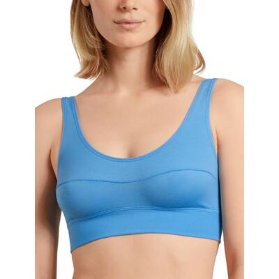 CALIDA Elastische bustier met zachte tailleband voor dames, Azuriet Blauw, 36-38 CALIDA Elastische bustier met zachte tailleband voor dames, Azuriet Blauw, 36-38