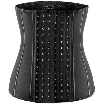 ECOWALSON Taille Trainer voor Vrouwen Corset Cinher Body Shaper met stalen botten en extender, G-zwart (9 stalen botten hoogte: 9,4 inch), XXL ECOWALSON Taille Trainer voor Vrouwen Corset Cinher Body Shaper met stalen botten en extender, G-zwart (9 stalen botten hoogte: 9,4 inch), XXL