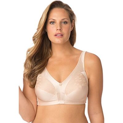EXQUISITE FORM Women's Intimate Apparel Lace Camisole Strap Bra, Rose Beige, 44D US EXQUISITE FORM Women's Intimate Apparel Lace Camisole Strap Bra, Rose Beige, 44D US