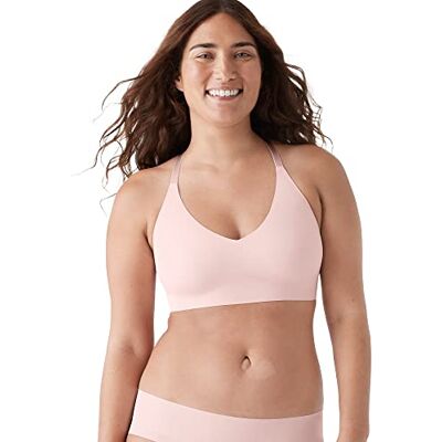 True & Co Dames True Body Triangle Lace Racerback BH, Pioen, XS True & Co Dames True Body Triangle Lace Racerback BH, Pioen, XS