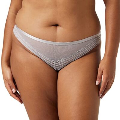 Triumph Dames Tempting Tulle_01 string ondergoed, warm stone, XL Triumph Dames Tempting Tulle_01 string ondergoed, warm stone, XL