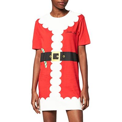 Brave Soul Dames 149SANTAX pyjama top, rood, M Brave Soul Dames 149SANTAX pyjama top, rood, M