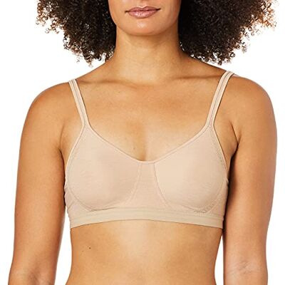 Hanes X-Temp Draadloze beha, cooling mesh T-Shirt BH, ComfortFlex Fit draadloze BH, Naakt, 3XL Hanes X-Temp Draadloze beha, cooling mesh T-Shirt BH, ComfortFlex Fit draadloze BH, Naakt, 3XL