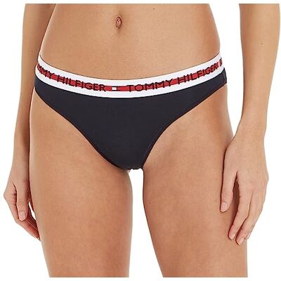 Tommy Hilfiger Bikini-slipje voor dames, Blauw (Woestijnhemel), XS Tommy Hilfiger Bikini-slipje voor dames, Blauw (Woestijnhemel), XS