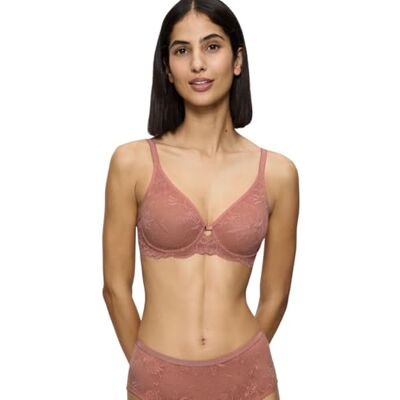 Triumph Amourette Charm T Minimizer-beha voor dames, bruin (Dusty Cedar), 70E Triumph Amourette Charm T Minimizer-beha voor dames, bruin (Dusty Cedar), 70E
