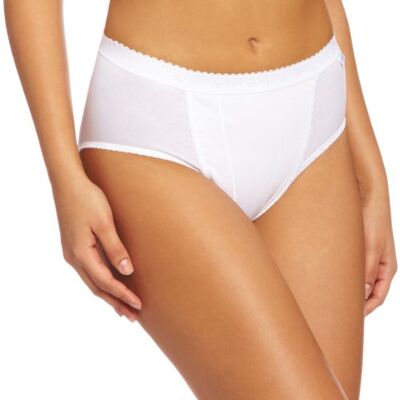 Sloggi Dames Control Tai Brief 2 Pack, Wit, 44 Sloggi Dames Control Tai Brief 2 Pack, Wit, 44