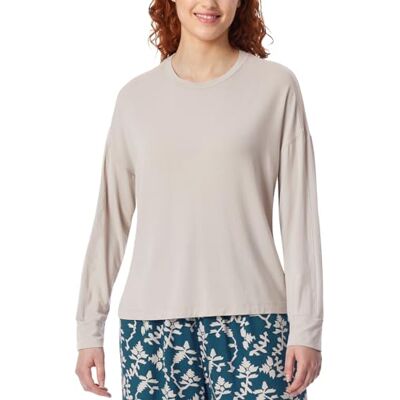 Schiesser Dames slaapshirt met lange mouwen Modal Mix + Relax, Beige 182051, 36 Schiesser Dames slaapshirt met lange mouwen Modal Mix + Relax, Beige 182051, 36