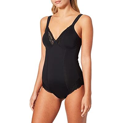 Triumph Dames Modern Lace+Cotton BS, zwart, 90C Triumph Dames Modern Lace+Cotton BS, zwart, 90C