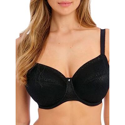 FANTASIE ANA Rembourré Balcon Armatures Demi Braana BH zeer dekkend, ondoorzichtig voor dames, Zwart, 40GG FANTASIE ANA Rembourré Balcon Armatures Demi Braana BH zeer dekkend, ondoorzichtig voor dames, Zwart, 40GG