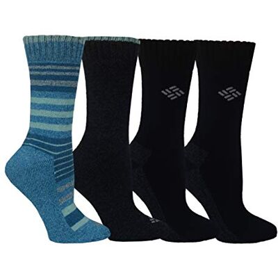 Columbia Dames Sokken, Fjord Blauw/Blk, Eén maat Columbia Dames Sokken, Fjord Blauw/Blk, Eén maat