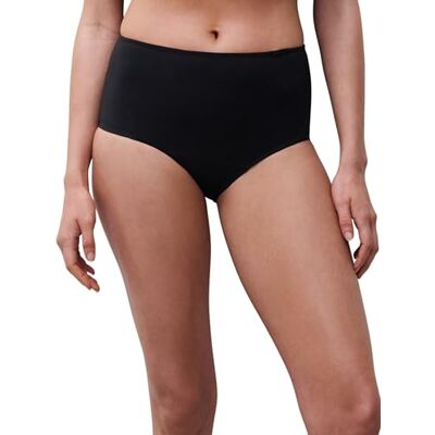 Chantelle Dames PERIODE PANTY ESSENTIAL, hoge taille volledige slip, menstruatie ondergoed, zwart, XXS Chantelle Dames PERIODE PANTY ESSENTIAL, hoge taille volledige slip, menstruatie ondergoed, zwart, XXS