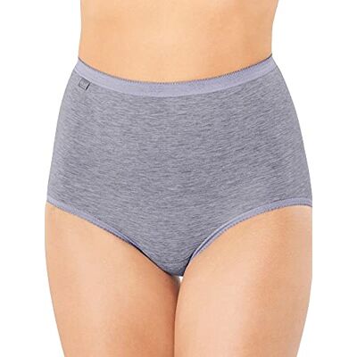 Sloggi Basic+ Maxi, Slip voor dames, veelkleurig (grijze combinatie), 60 Sloggi Basic+ Maxi, Slip voor dames, veelkleurig (grijze combinatie), 60