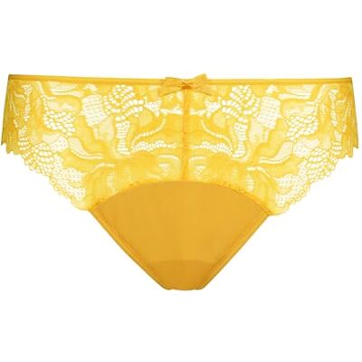 DIM Kant Generous Essentiel x1 Slipje, Mirabelle Geel, S Dames, Mirabelle geel, S DIM Kant Generous Essentiel x1 Slipje, Mirabelle Geel, S Dames, Mirabelle geel, S