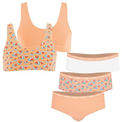 Athena Lingerieset voor meisjes, Roze Pastel Blanc, 6 Years Athena Lingerieset voor meisjes, Roze Pastel Blanc, 6 Years