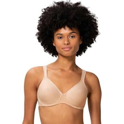 Triumph Gevormde beha modern zacht + katoen (wit), Neutraal Beige, 90C Triumph Gevormde beha modern zacht + katoen (wit), Neutraal Beige, 90C