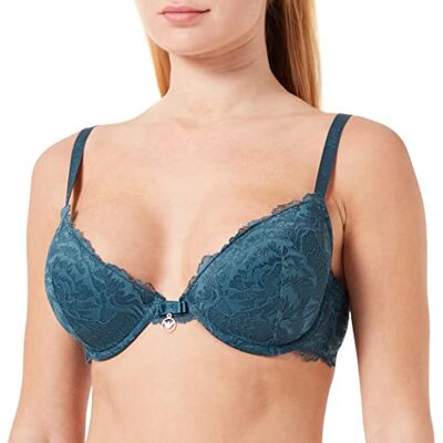 Giorgio Armani Push-up beha remov.pads 2loop, blauw, 34 / D Giorgio Armani Push-up beha remov.pads 2loop, blauw, 34 / D