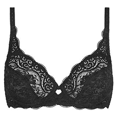 Triumph Amourette 300 W X Beugelbeha voor dames, Zwart (Zwart 1), 115B Triumph Amourette 300 W X Beugelbeha voor dames, Zwart (Zwart 1), 115B