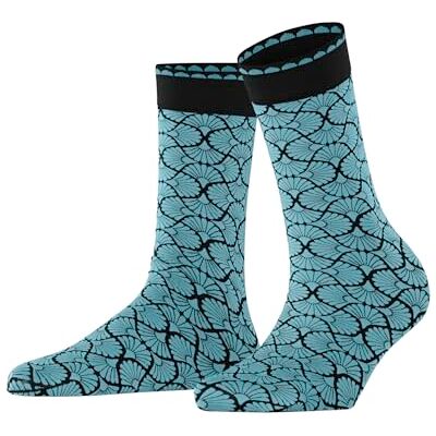 FALKE Dames Sokken Flair Epoque 80 DEN W So ondoorzichtig gedessineerd 1 paar, Turkoois Key Largo 6852, 35-38 FALKE Dames Sokken Flair Epoque 80 DEN W So ondoorzichtig gedessineerd 1 paar, Turkoois Key Largo 6852, 35-38