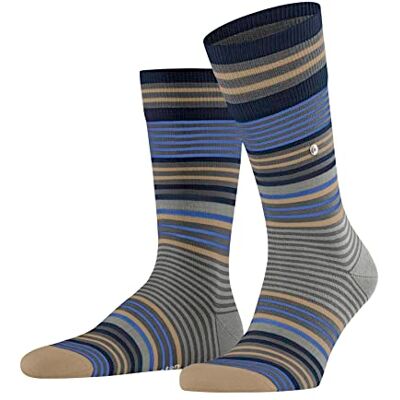 Burlington Heren Sokken Stripe M So wol gedessineerd 1 paar, Grijs Dark Grey 3070, 40-46 Burlington Heren Sokken Stripe M So wol gedessineerd 1 paar, Grijs Dark Grey 3070, 40-46