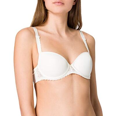 Chantelle Every Curve Damesondergoed met traagschuim, met buitenbandjes, Milk., 70C Chantelle Every Curve Damesondergoed met traagschuim, met buitenbandjes, Milk., 70C
