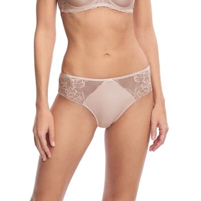 Susa Slip Dames Latina I Ondergoed voor vrouwen met bikini snit I PA damesondergoed, extra elastisch en comfortabel zittend I kanten slips I zand I maat 46, zand, 46 Susa Slip Dames Latina I Ondergoed voor vrouwen met bikini snit I PA damesondergoed, extra elastisch en comfortabel zittend I kanten slips I zand I maat 46, zand, 46