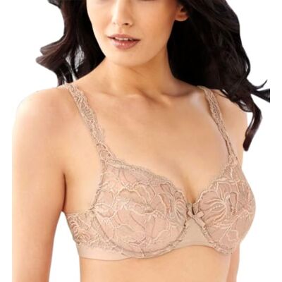 Bali Desire Lace beugelbeha zonder schuim, ondoorzichtig, Champagne Shimmer, 80D Bali Desire Lace beugelbeha zonder schuim, ondoorzichtig, Champagne Shimmer, 80D