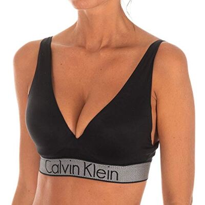 Calvin Klein Plunge Push-up beha voor dames zwart 75B Calvin Klein Plunge Push-up beha voor dames zwart 75B