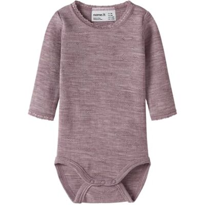 Name it Dames Nbfwang Wool Naald Ls Body Solid Noos, Toadstool, Numeric_80 Name it Dames Nbfwang Wool Naald Ls Body Solid Noos, Toadstool, Numeric_80