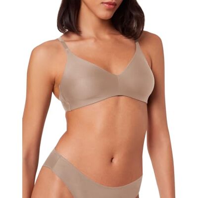 Triumph Pure Micro N beha voor dames, cafe latte, 75A Triumph Pure Micro N beha voor dames, cafe latte, 75A