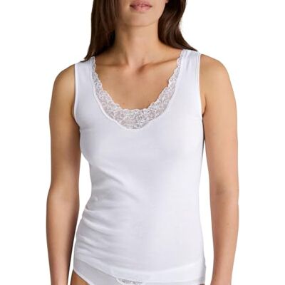 CALIDA Cotton Desire Top zonder arm wit, maat 44-46, wit, 44/46 NL CALIDA Cotton Desire Top zonder arm wit, maat 44-46, wit, 44/46 NL