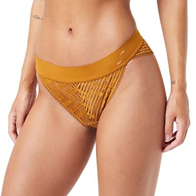 Sloggi S by Dames Seven Low Rise Cheeky Hipster, Summer Lime, S Sloggi S by Dames Seven Low Rise Cheeky Hipster, Summer Lime, S