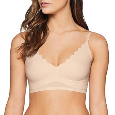 Skiny Dames Bustier Micro Essentials, beige (084272), 44 Skiny Dames Bustier Micro Essentials, beige (084272), 44