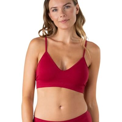 Athena My Petit Prix damesbeha – naadloos – ultrazachte, ademende microvezel, rekbaar – Oeko-Tex® Standard 100 label, Desir rood, L Athena My Petit Prix damesbeha – naadloos – ultrazachte, ademende microvezel, rekbaar – Oeko-Tex® Standard 100 label, Desir rood, L