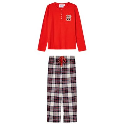 women'secret Magic Harry Potter Collection pyjama lang, rood, XXL voor dames women'secret Magic Harry Potter Collection pyjama lang, rood, XXL voor dames